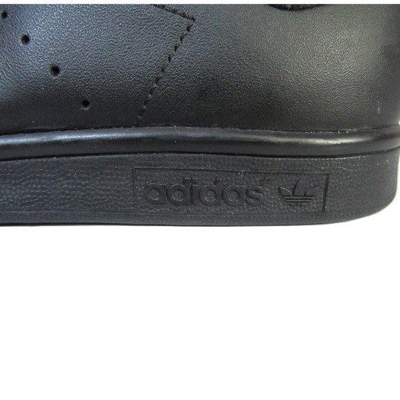 Adidas Stan Smith Black Leather Minimalist Unisex‎ Streetwear Sneaker Size 7 - Picture 16 of 16